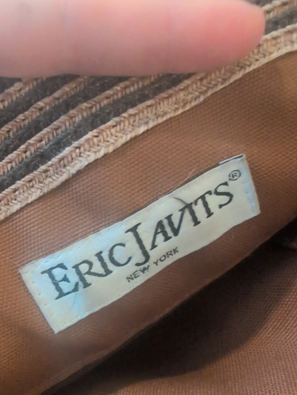 Eric Jarvits Straw Shoulder Bag